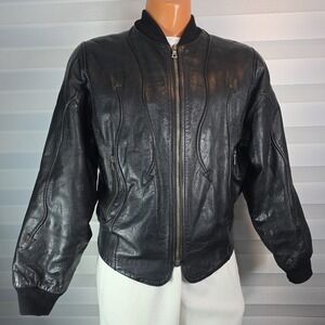 Vintage CORSI  90's Y2K Viscosa Jacket Devil Tails Full-Zip Size 48